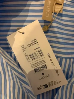 Culture kjole med striber