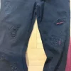 Custommade bootcut flared red jeans alternative goth avant garde