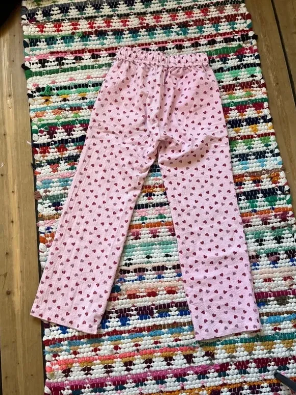 Cute nat sæt med hjerter