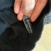 Czarne lniano-wiskozowe spodnie w rozmiarze XS marki Stradivarius