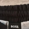 Czarne męskie kąpielówki Boss