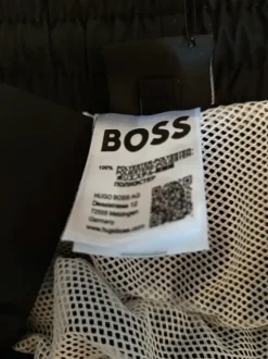 Czarne męskie kąpielówki Boss