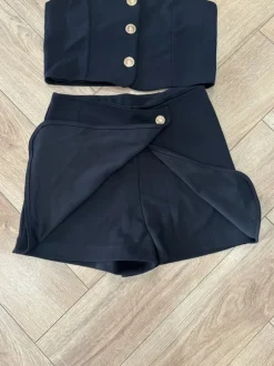 Czarny komplet letni H&M