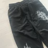 Damskie Czarne Baggy Dresy Z Nadrukiem S
