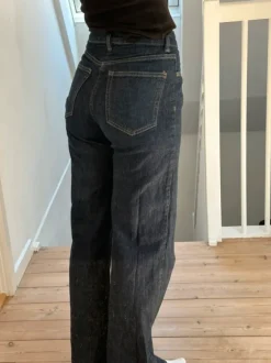 Dark denim jeans