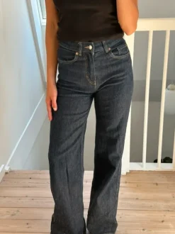 Dark denim jeans