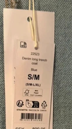 Demin trenchcoat