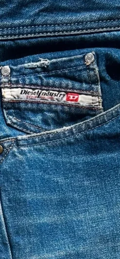 Diesel Vintage Loose Fit Jeans Y2K Distressed Denim