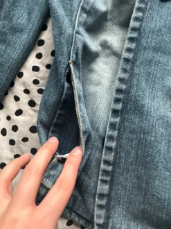 Double breasted denim jacket