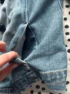 Double breasted denim jacket