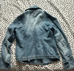Double breasted denim jacket