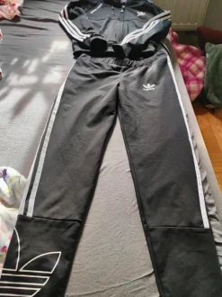 Dresy zestaw bluza Adidas legginsy oryginalne S-M