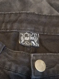 Drop Dead - Ripped Patchwork Grafitti Jeans