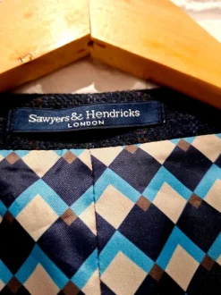Dwurzędowa kamizelka Sawyers & Hendricks roz 50s