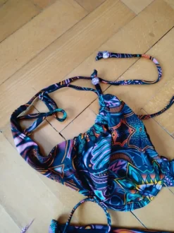 Dwustronny strój kąpielowy bikini dwuczęściowe Medicine wzory czarny lato wakacje summer2026
