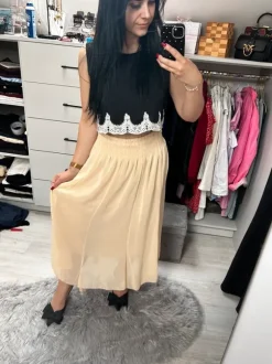 Elegancka tiulowa spódnica
