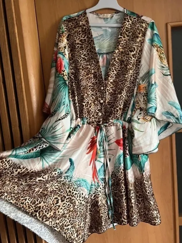Elegancki kombinezon L-xxl wzór Roberto cavalli