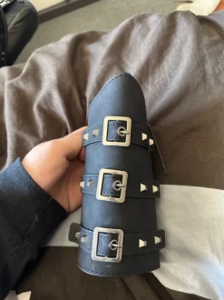 Emo/alt/goth wristbands with rivets