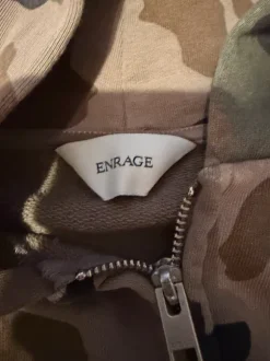 Enrage Heavy Zip Hoodie Vintage Camo