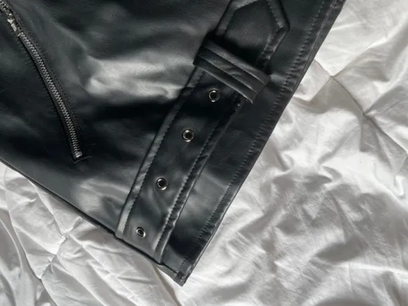 Faux Leather Mini Skirt Alternative 76 Cm Waist
