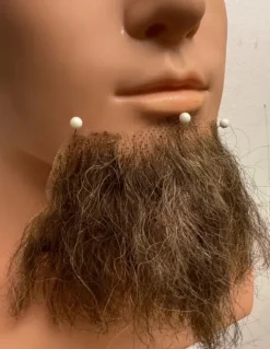 Film Beard: Precurled Yak & Mohair, Fine Lace