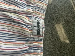 Fine bløde shorts i striber med elastik i taljen