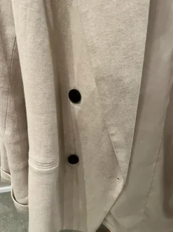 Flot blazer i lys hør