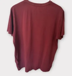 Fred Perry Ringer T-shirt męska koszulka bordowa Oxblood men’s tee casual streetwear drip boxy