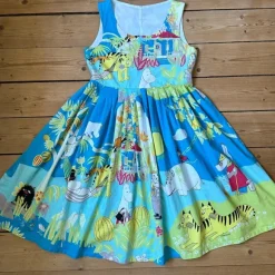Färgglad Moomin klänning