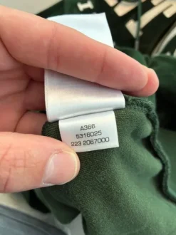 GANT velour tracksuit grøn hoodie plus bukser står som nyY2K streetwear