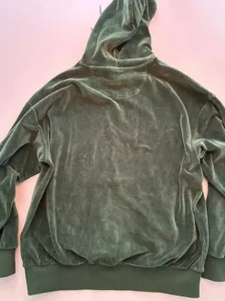 GANT velour tracksuit grøn hoodie plus bukser står som nyY2K streetwear
