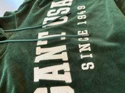 GANT velour tracksuit grøn hoodie plus bukser står som nyY2K streetwear