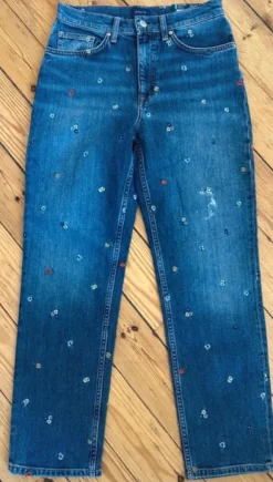 GANT-jeans stl 27 – unik modell med broderade detaljer