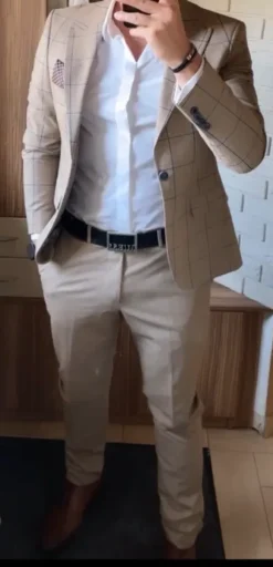 Garnitur beżowy rozmiar 50
