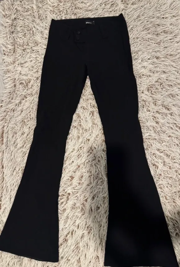 Gina tricot Low waist kostymbyxor bootcut