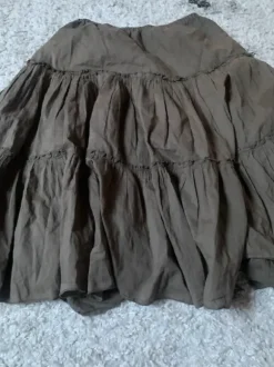 Grå / Brun Volang Kjol från Redoute