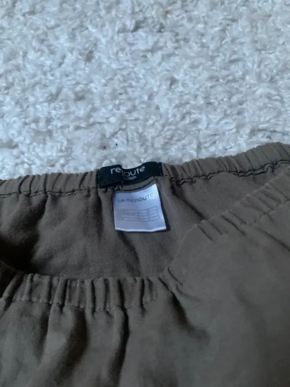 Grå / Brun Volang Kjol från Redoute