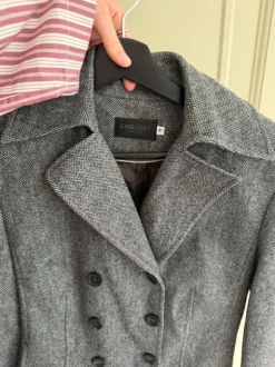 Grå blazer jakke