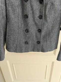 Grå blazer jakke