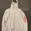 Grå hoodie Alpha Industries