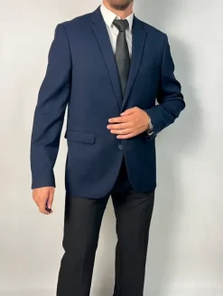 Granatowa marynarka męska elegancka klasyczna Primark rozmiar 54 slim fit