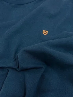 granatowy t-shirt męski basic bawełniany casual jack jones L 40