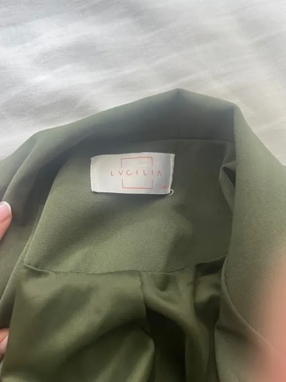 Green blazer