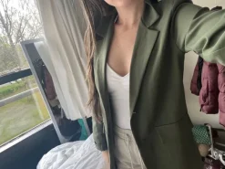 Green blazer