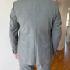 Grey blazer in wool stretch 58L, Slim fit, Grey