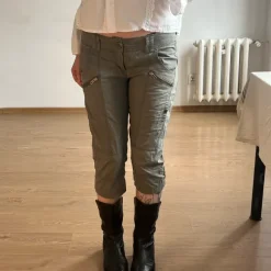 grunge capri pants vintage khaki shorts avant garde