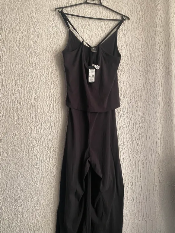G-Star Raw bawełniany kombinezon na ramiączkach szeroka zwiewna nogawka ,rozmiar L