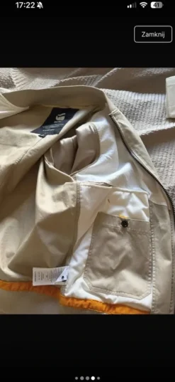 G-Star RAW Bronson Bomber L beżowa kurtka premium