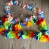 Hawaii skjorte + blomsterkranse