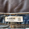 High waist jeans shorts
